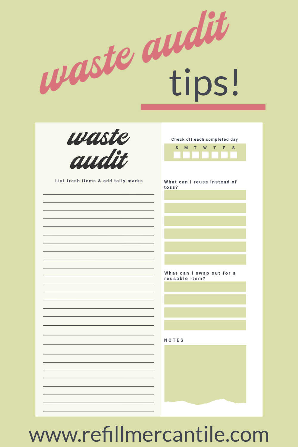 Waste Audit Tips