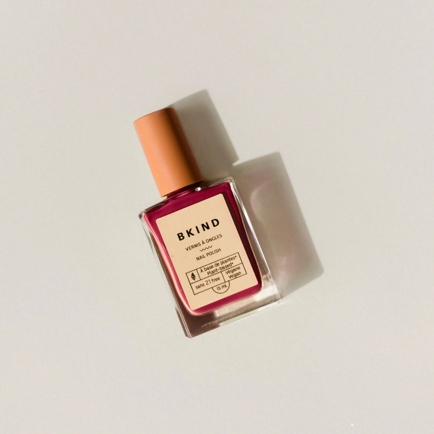 bkind red nail polish bottle