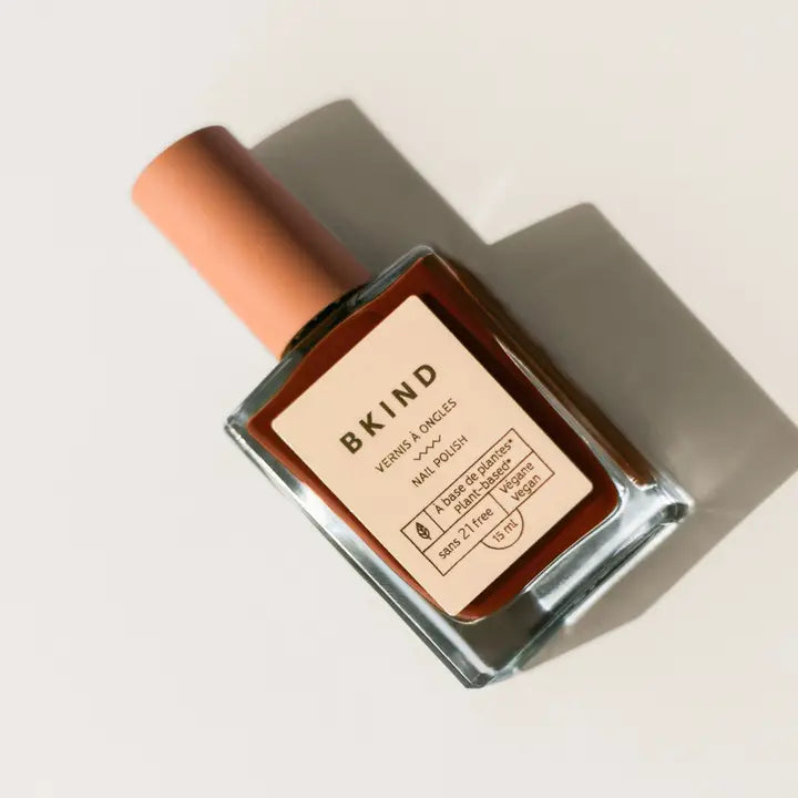 bkind brown nail polish bottle