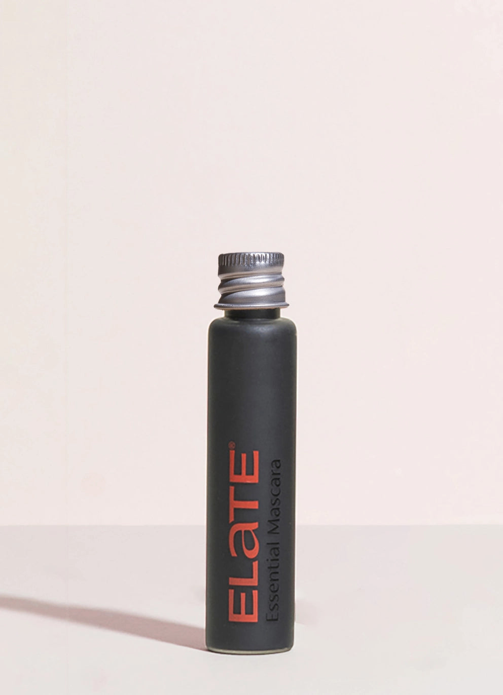 elate black mascara glass container with aluminum lid refill
