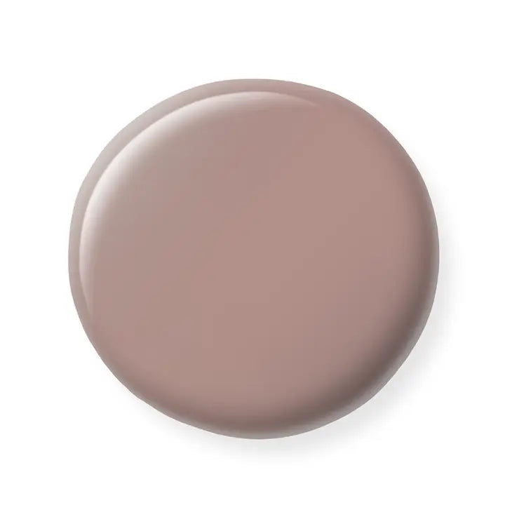 Round brownish-beige object on a white background