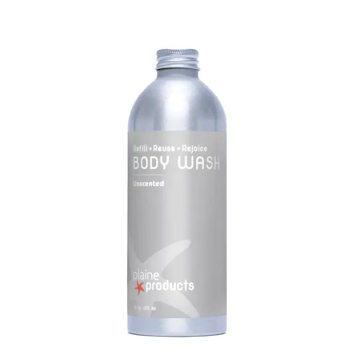 aluminum body wash bottle