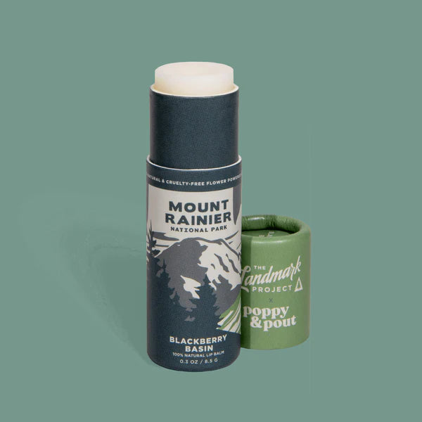 Poppy and Pout Mt Rainier lip balm