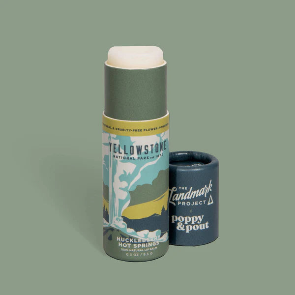 Poppy and Pout lip balm huckleberry springs