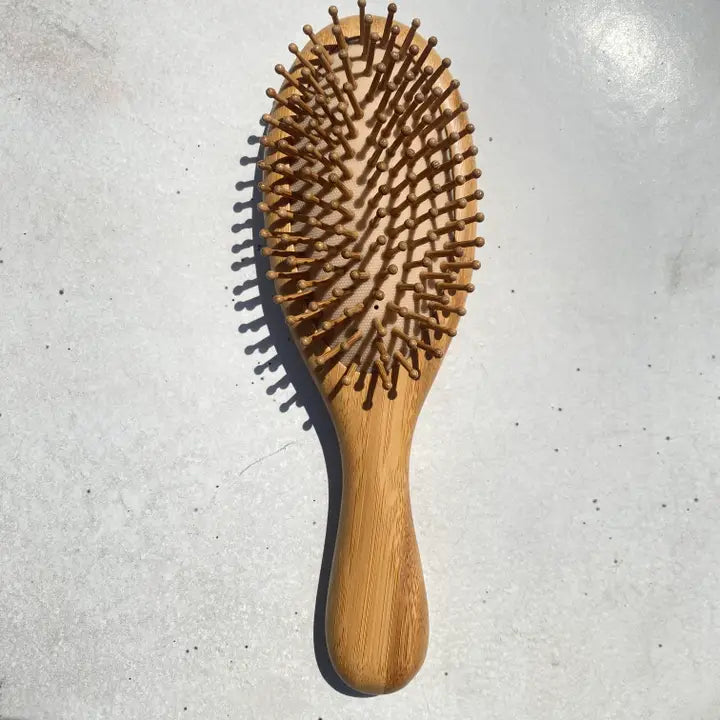 round bamboo brush