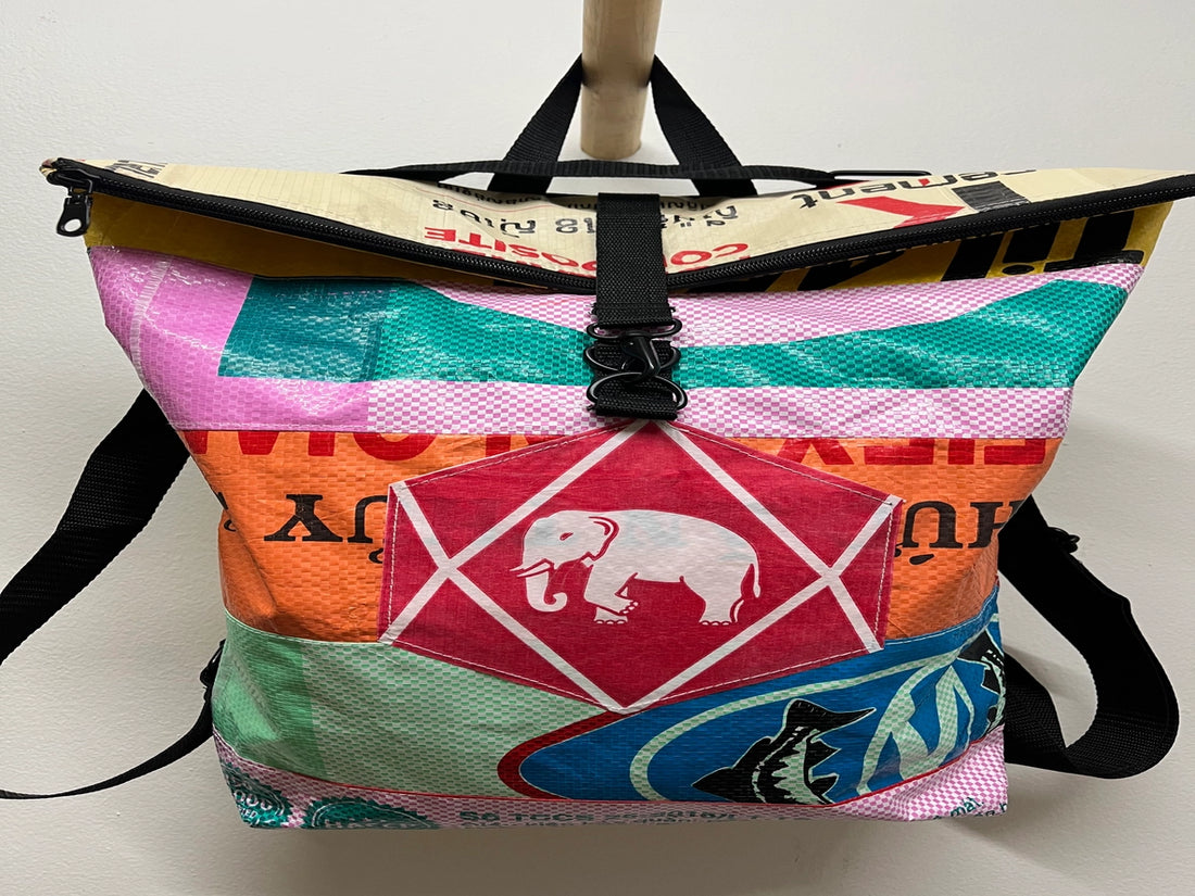 Roll Top Convertible Backpack