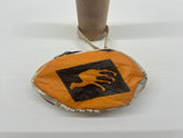 orange stash bag with camel
