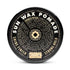 A round black container of Curch California Sun Wax Pomade - Strong Hold features gold and white text on the lid highlighting its shine finish, strong hold, branding, and usage instructions.