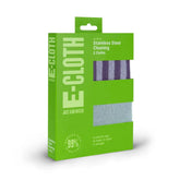 e-cloth stainless steel cleaning kit in grey in a green box