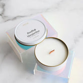 Candle in a decorative box with &