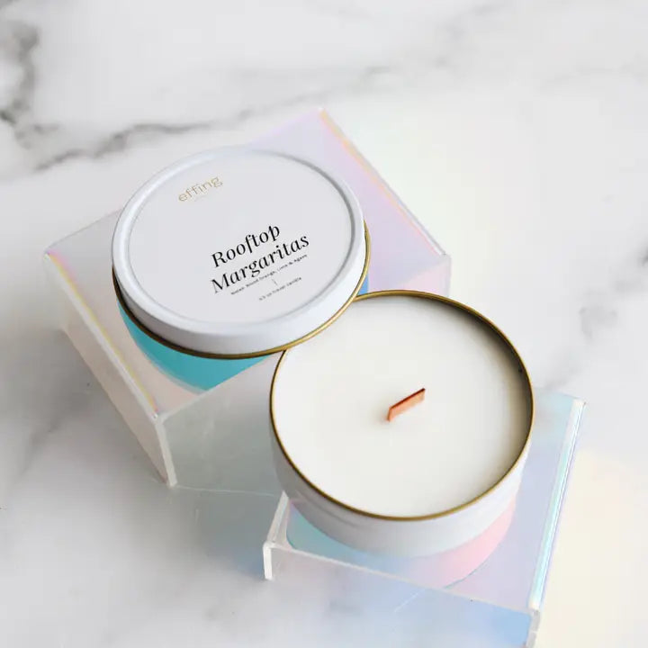 Candle in a decorative box with &