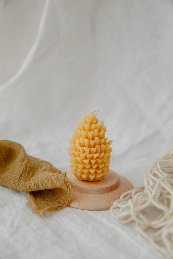 Festive Beeswax Candles