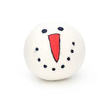 snowman  wool dryer ball