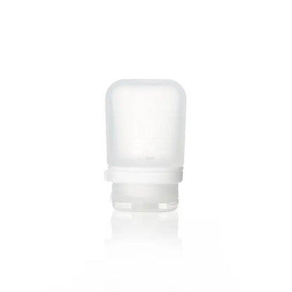 white silicone tube on white background