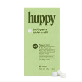 Huppy peppermint toothpaste tablets refill