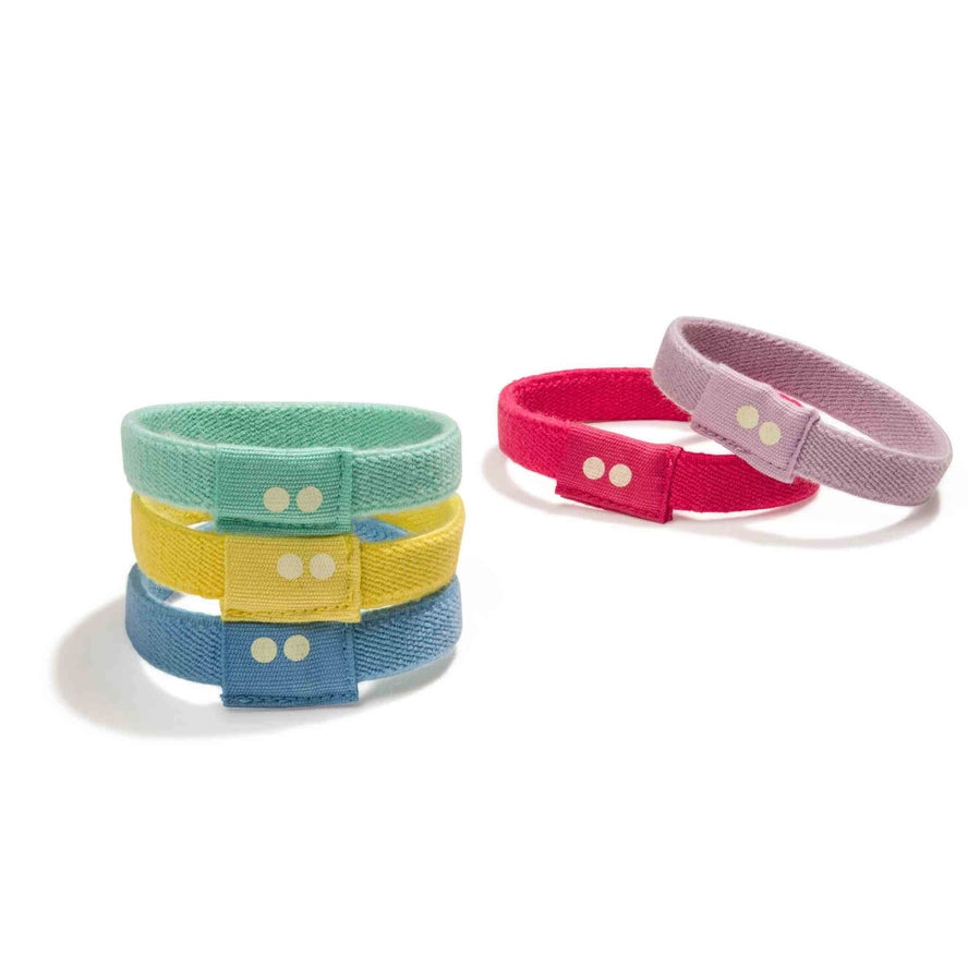 bright colored kooshoo rubber bands