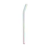 Mermaid Straws Glass Straws Standard are eco-friendly, stylish glass straws with a slight bend at the top—sustainable and perfect for everyday use.