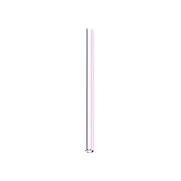 A slim, vertical object like a sleek tablet stands against a white background, echoing the elegance of Mermaid Straws’ Glass Straws Wide Boba and other eco-friendly reusable glass straws.