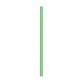 A single Glass Straws Standard eco-friendly straw by Mermaid Straws stands vertically against a plain white background.