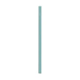 A single Glass Straws Standard by Mermaid Straws stands vertically on a plain white background, highlighting the elegance and eco-friendly appeal of reusable glass straws.