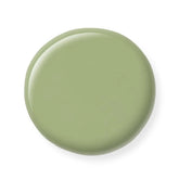 Green nail polish sample  on a white background