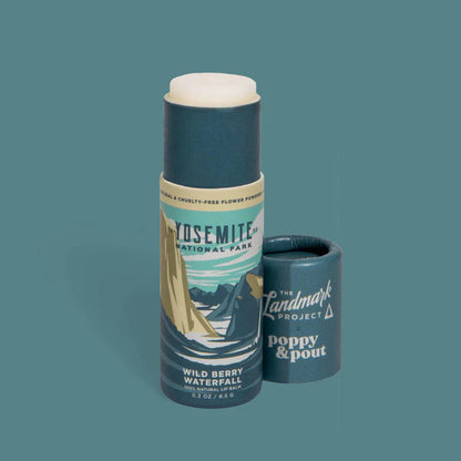 Poppy and Pout lip balm wild berry waterfall