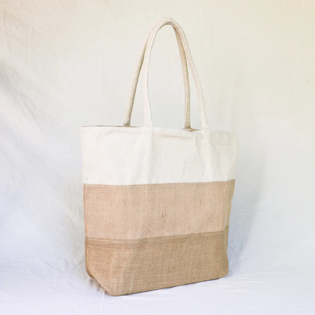 tricolor tote bag