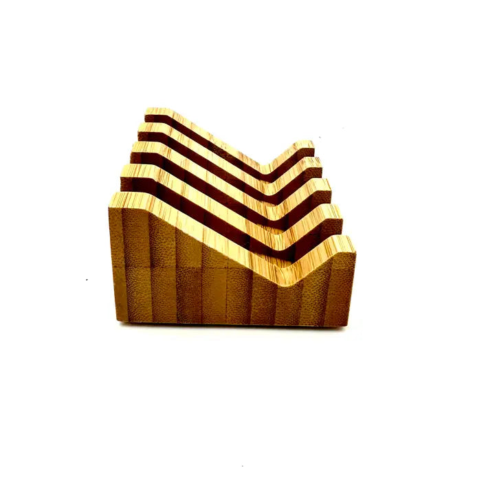 Slanted Wooden Soap Dish