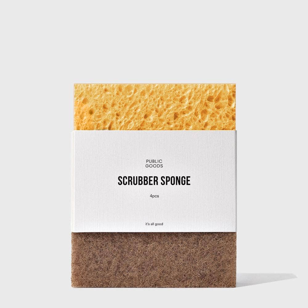 Walnut Scrubber Sponge