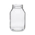 clear glass jar