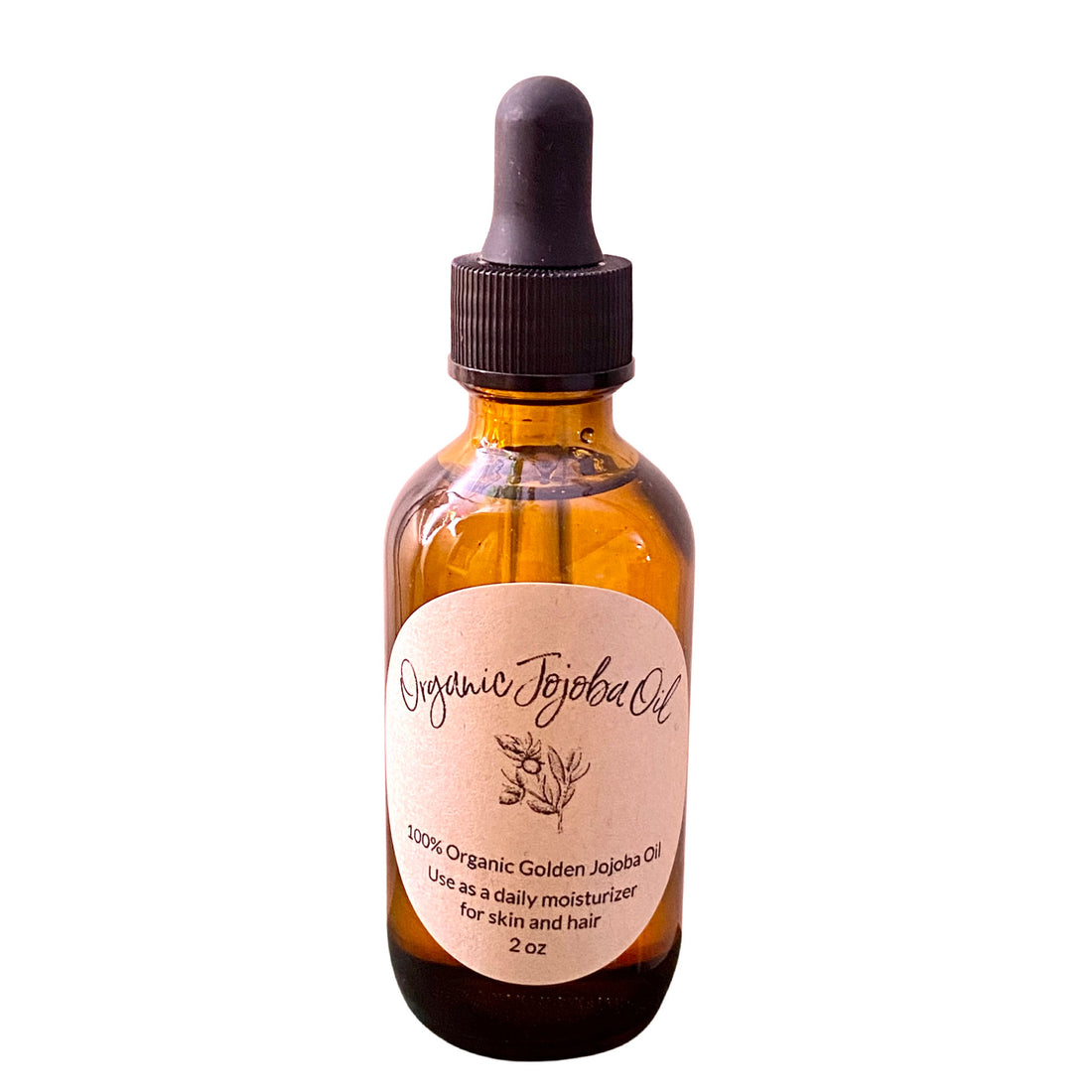 amber bottle jojoba oil
