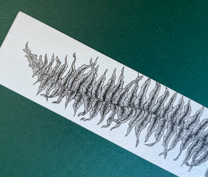 Original Fern Leaf, Small Art/Bookmark