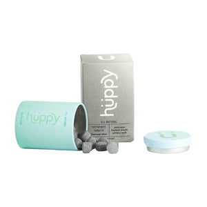 Huppy Charcoal tooth tablets