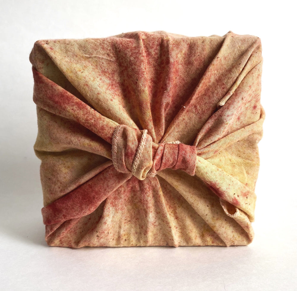 sunrise colored furoshiki wrap