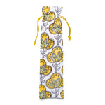 yellow floral travel bag