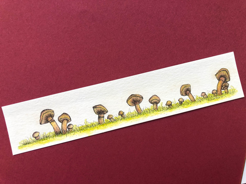 Original Mushroom, Small Art/Bookmark
