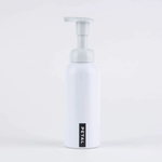 white foaming hand soap