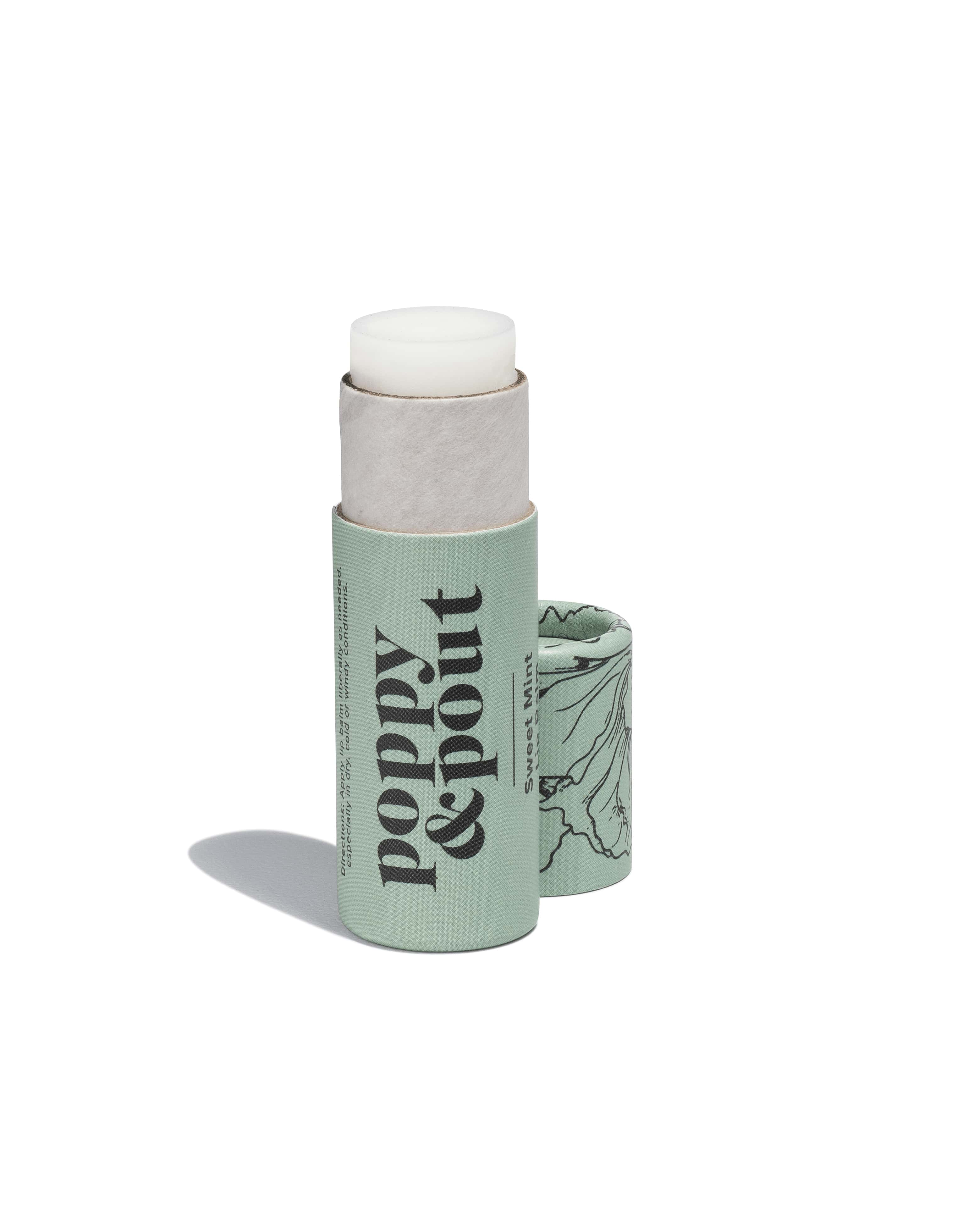 Poppy and Pout sweet mint lip BALM